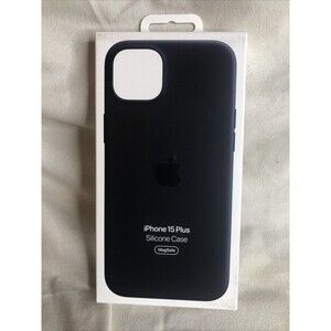 Apple Silicone Case with MagSafe for iPhone 15 Plus - Black BRAND NEW / SEALED